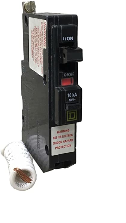 SCHNEIDER ELECTRIC Miniature 120/240-Volt 15-Amp QOB115EPD Molded Case Circuit Breaker 600V 80A