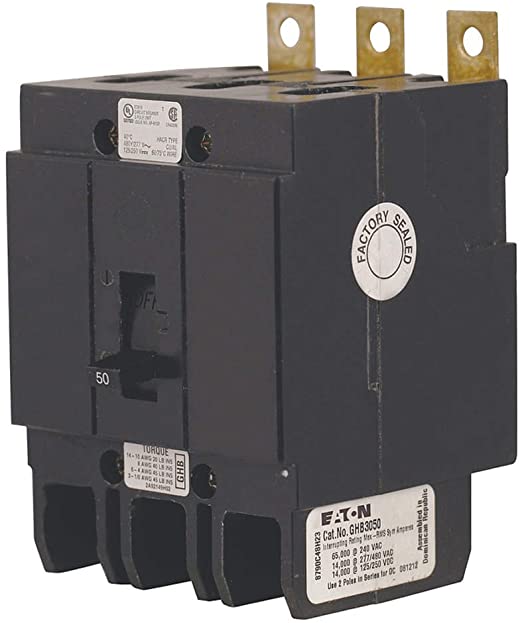 3P Standard Bolt On Circuit Breaker 15A 480VAC