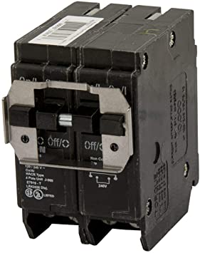 Eaton BQC220220 Plug-On Mount Type BQC Quadplex Circuit Breaker 4-Pole (2) 20 Amp 120/240 Volt