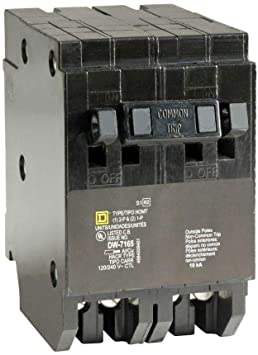 SCHNEIDER ELECTRIC 120/240-Volt 15-Amp HOMT1515220 Miniature Circuit Breaker 120/240V 15A