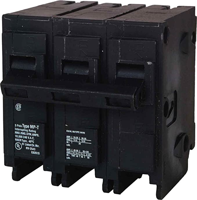 MP330 30-Amp Three Pole Type MP-T Circuit Breaker