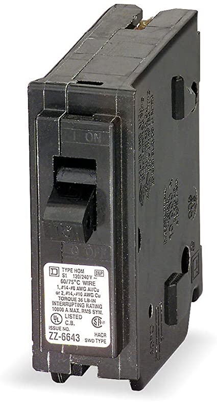 Plug In Circuit Breaker 1P 25 Amp 120VAC