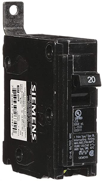Siemens B120 SP 20A Circuit Breaker