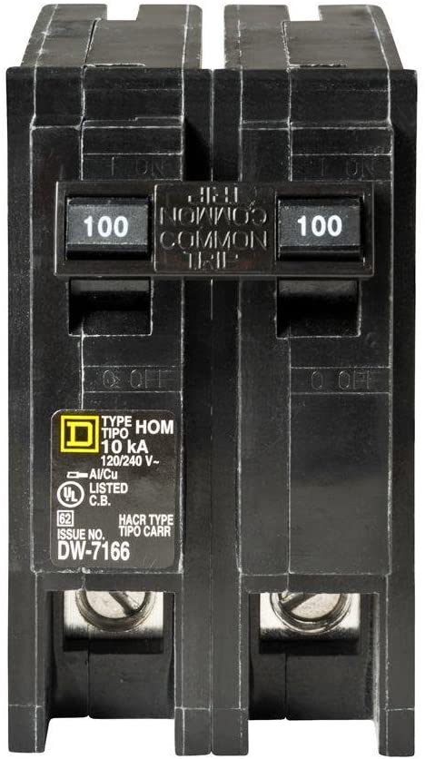 Square D Homeline 100 Amp 2-Pole Circuit Breaker