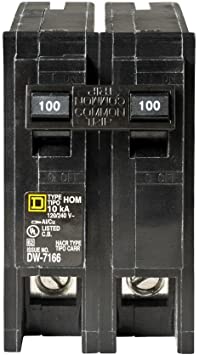 Square D Homeline 100 Amp 2-Pole Circuit Breaker