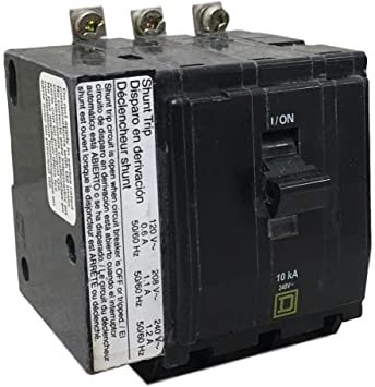 SCHNEIDER ELECTRIC Miniature 240-Volt 40-Amp QOB3401021 Molded Case Circuit Breaker 600V 60A