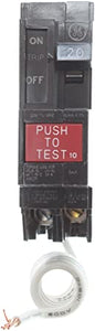 General Electric THQL1120GF Ground Fault Circuit Breaker, 1-Pole, 20-Amp, 120V