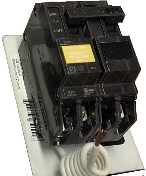 GE thql2130gfep 2 pole 30 amp plug in circuit breaker with ground fault equipment protection