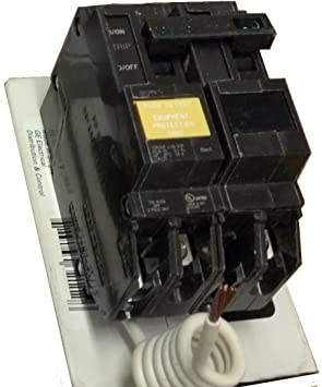 GE thql2130gfep 2 pole 30 amp plug in circuit breaker with ground fault equipment protection