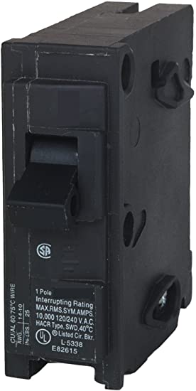 Q115H 15-Amp Single Pole 22kA Type QPH Circuit Breaker