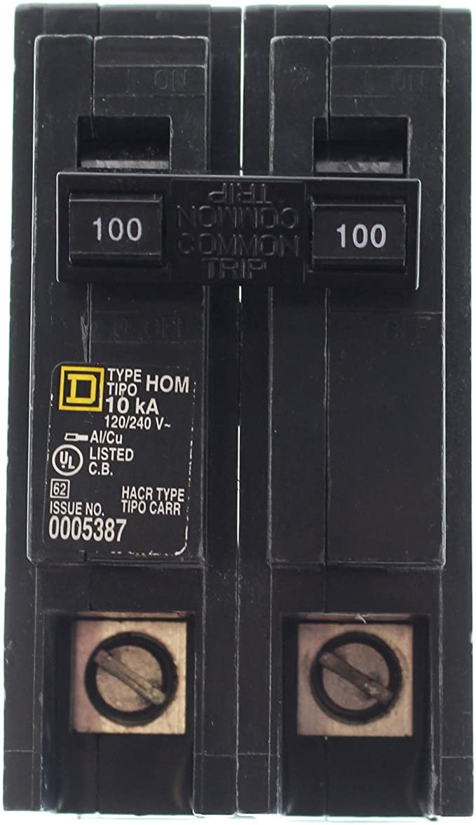 Square D Hom2100 2P-120/240V-100A Cb