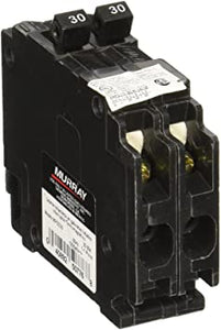 MURRAY MP3030 Duplex Type Mh-T Circuit Breaker, 120 Vac, 30 A, 2 P, 10 Ka