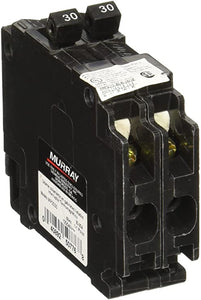 MURRAY MP3030 Duplex Type Mh-T Circuit Breaker, 120 Vac, 30 A, 2 P, 10 Ka