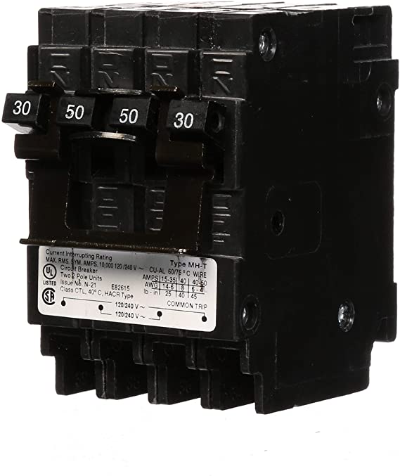 Murray MP250230CT2 One 30-Amp Double Pole One 50-Amp Double Pole Circuit Breaker