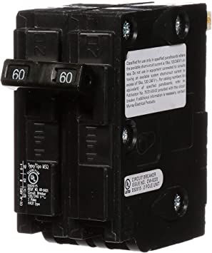 Murray MQ260 QO Replacement 60-Amp Double Pole Circuit Breaker