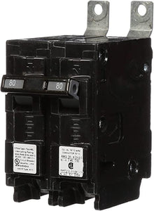 Siemens B280HH 80-Amp Double Pole 120/240-Volt 65KAIC Bolt in Breaker