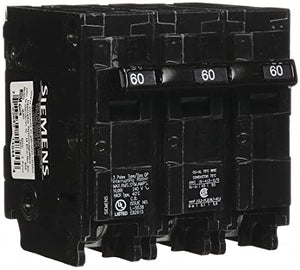 Circuit Breaker 3Pole 60A QP 240V 10kA