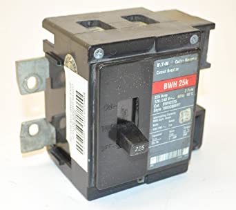 CUTLER-HAMMER BWH2225 225A 2P 120/240V Type BWH 25K Circuit Breaker