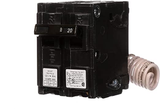 Murray MP120ST 120-Volt type MP-T 20-Amp Circuit Breaker with 120-Volt Shunt Trip Single pole