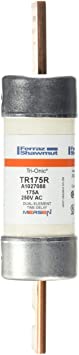 Mersen TR-R Tri-Onic Time-Delay/Class RK5 Fuse, 250VAC/250VDC, 200kA AC/20kA DC, 175 Ampere, 1-9/16" Diameter x 7-1/8" Length
