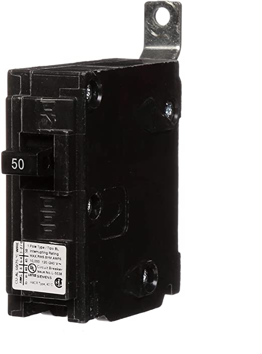 Siemens B150 50-Amp Single Pole 120-Volt 10KAIC Bolt in Breaker