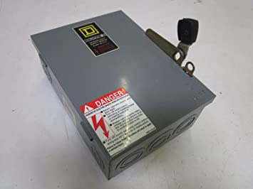 30 Amp 240VAC Single Throw Safety Switch 3P