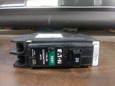 Eaton BRP120AF Breaker, 20A, 1P, 120/240V, 10 kAIC, Type BR Combo AFCI