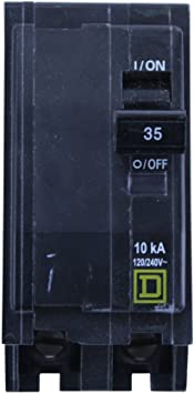 Square D QOB235 2 Pole 35A 120/240V 10Ka Miniature Circuit Breaker