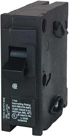 MP115KH 15-Amp Single Pole 22kA Type MP-HT Circuit Breaker