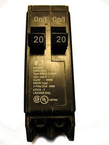 Tandem Circuit Breaker W/O Rejection Clip (BR2020)