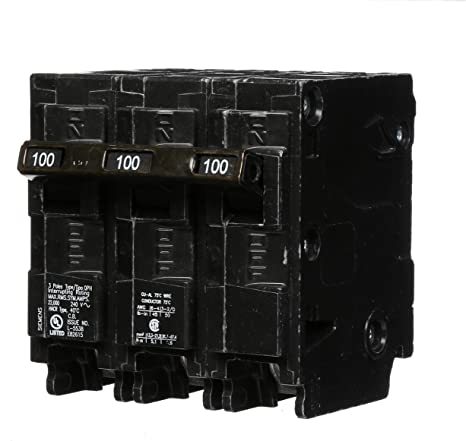 Q3100H 100-Amp Three Pole 22kA Type QPH Circuit Breaker