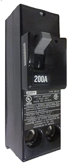 mpd2200km main, branch; 120/240 vac; 200 ampere; 2 pole; interrupting rating 65 kiloampere; with common trip