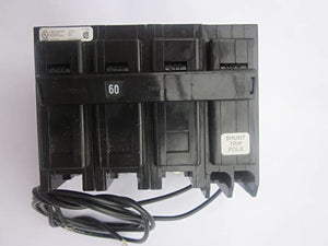Eaton BAB3060HS Bolt-On Mount Type BAB Industrial Miniature Circuit Breaker With Shunt Trip 3-Pole 60 Amp 240 Volt AC Quicklag