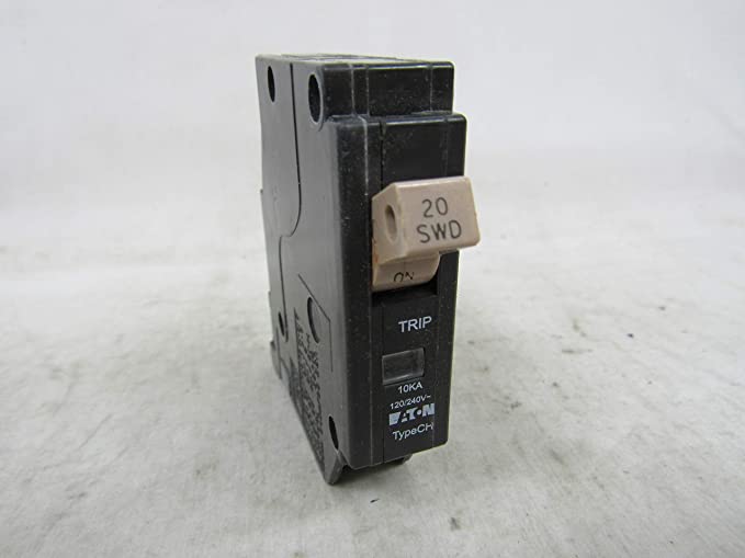 Cutler Hammer CHF120 Circuit Breaker, 1-Pole 20-Amp