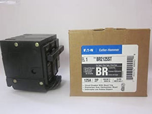 Cutler Hammer BR2125ST Circuit Breaker, 2-pole 125-amp with Shunt Trip