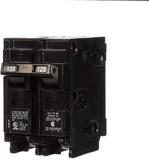 Q2125HH 125-Amp Double Pole 65kA Type HQP Circuit Breaker