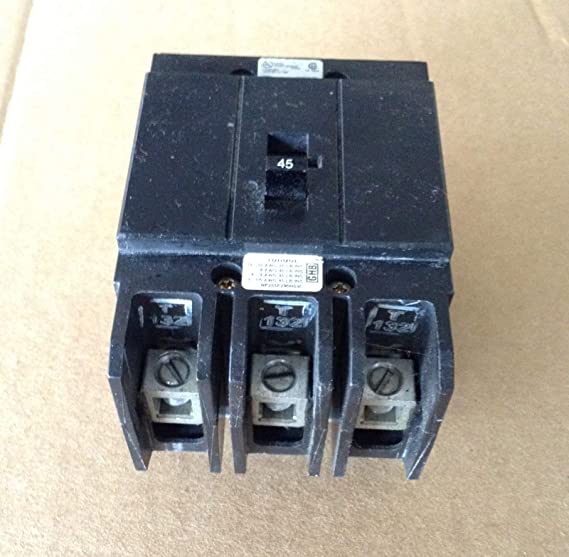 Eaton GHB3045 Bolt-On Mount Type GHB Molded Case Circuit Breaker 3-Pole 45 Amp 277/480 Volt AC 125/250 Volt DC
