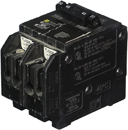 SCHNEIDER ELECTRIC 120/240-Volt 20-Amp HOMT2020240 Miniature Circuit Breaker 120/240V 20A