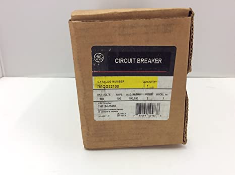 GE Industrial TMQD22100 Bolt-On Mount Type TMQD Molded Case Circuit Breaker 2-Pole 100 Amp 240 Volt AC