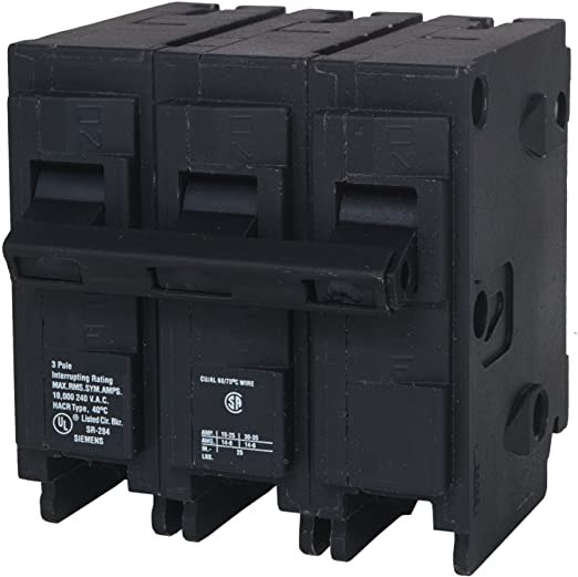 Q320H 20-Amp Three Pole 22kA Type QPH Circuit Breaker