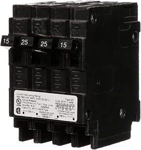 Siemens Q21525CT 15-Amp 1 Pole/25-Amp Double Pole 10-Kaic Circuit Breaker