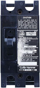 Cutler-Hammer CC2175 Type CC Bolt-On Circuit Breaker, 2 -Pole, 175A, 240V