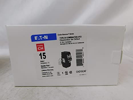 Eaton CH215CAF 15 Amp, 2P, CH Type, AFCI