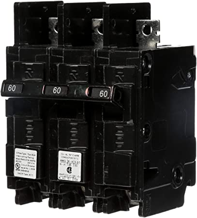 Siemens BQ3B060H 60-Amp Three Pole 240-Volt 22KAIC Lug In/Lug Out Breaker