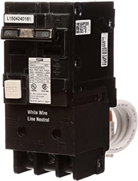 Murray MP260GFA 60 Amp 2-Pole GFCI Circuit Breaker with Self Test & Lockout Feature