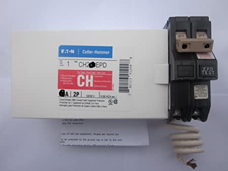 Cutler Hammer Ch240epd (or ch240gfep) ch series with ground fault equipment protection (gfep)2 Pole Circuit Breaker