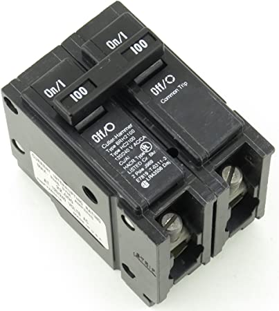 Eaton BRH2100 Plug-In Mount Type BR Circuit Breaker 2-Pole 100 Amp 120/240 Volt AC