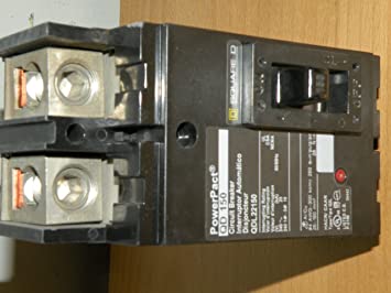 SCHNEIDER ELECTRIC 240-Volt 150-Amp QDL22150 Molded Case Circuit Breaker 600V 100A, Color