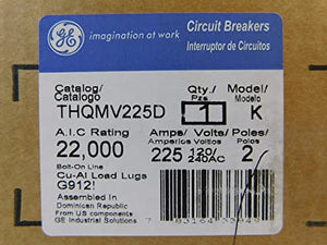 GE (General Electric) - THQMV225D - Circuit Breaker Kit, Main, 22KAIC, 225A, 2P