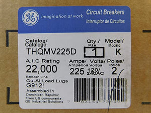 GE (General Electric) - THQMV225D - Circuit Breaker Kit, Main, 22KAIC, 225A, 2P